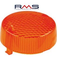 Sklo blinkru - levé/pravé přední RMS 246470040 oranžová Homologace