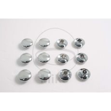 Krytky JMP chrome for M6 bolts screws Balení obsahuje 12 kusů