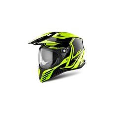přilba COMMANDER CARBON, AIROH (černá/žlutá)