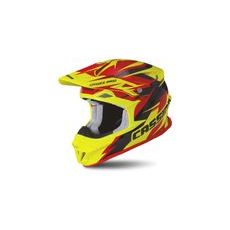 přilba Cross Pro, CASSIDA (červená/žlutá fluo/černá)