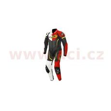 jednodílná kombinéza GP PLUS, ALPINESTARS, dětská (černá/bílá/červená fluo/žlutá fluo)