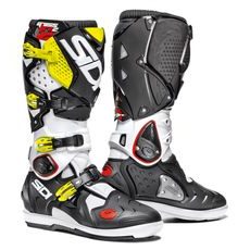 SIDI Crossfire 2 SRS 2020 - černá / bílá / žlutá fluo