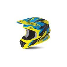 přilba Cross Pro, CASSIDA (modrá/žlutá fluo/černá)