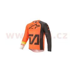 dres RACER COMPASS 2021, ALPINESTARS, dětský (oranžová/šedá/bílá)