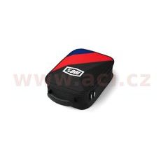 kufr na motokrosové brýle Cornestone, 100% (černá/červená/modrá)
