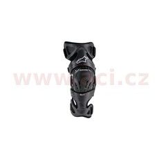 kolenní ortézy FLUID TECH CARBON, ALPINESTARS (černá antracit/červená/bílá, pravé koleno)