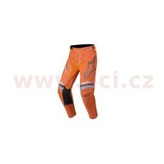 kalhoty RACER BRAAP 2020, ALPINESTARS (tmavá šedá/oranžová fluo)