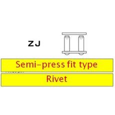 Nýtovací spojka řetězu D.I.D Chain 530ZVM-X ZJ Zlatá/Zlatá