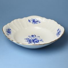 Mísa 25 cm, Thun 1794, karlovarský porcelán, BERNADOTTE modrá růže