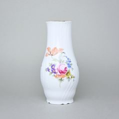 Váza 19 cm, Thun 1794, karlovarský porcelán, BERNADOTTE míšeňská růže
