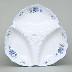 Mísa 3-dílná kabaret 30 cm, Thun 1794, karlovarský porcelán, BERNADOTTE pomněnka
