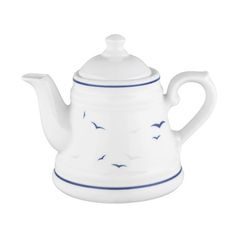 Konvice čajová 0,42 l, Worpswede 4164 Rügen, Královský porcelán Tettau