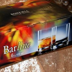 Barline 410 ml, sklenice na whisky, 6 ks., Crystalex