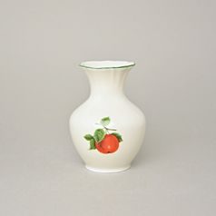 Váza 2544 13,5 cm, slonová kost s dekorací ovoce, Český porcelán a.s.