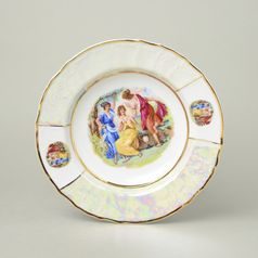 Tři Grácie: Talíř hluboký 23 cm, Thun 1794, karlovarský porcelán, BERNADOTTE