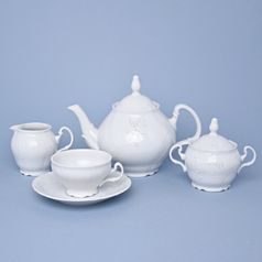 Mráz bez linky: Čajová souprava pro 6 osob, Thun 1794, karlovarský porcelán, BERNADOTTE