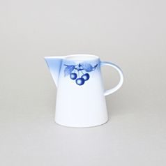 Mlékovka Tom 0,25 l, Thun 1794, karlovarský porcelán, BLUE CHERRY