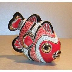 De Rosa - Malá rybka - Klaun, keramická figurka, De Rosa Montevideo