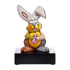 Figurka Grey Rabbit, 16 / 13 / 23 cm, porcelán, R. Britto, Goebel