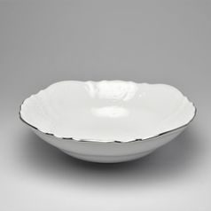 Mísa 25 cm, Thun 1794, karlovarský porcelán, BERNADOTTE platina