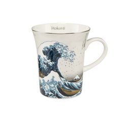 Hrnek Velká vlna, 400 ml, jemný kostní porcelán, K. Hokusai, Goebel
