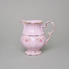Mlékovka 200 ml, dekor 158, Leander, růžový porcelán
