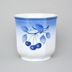 Obal na květináč 17,8 x 17,2 cm, Thun 1794, karlovarský porcelán, BLUE CHERRY