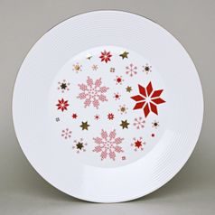 Vánoční Lea: Talíř mělký 27 cm, Thun karlovarský porcelán