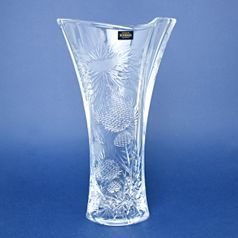 Křišťálová váza SMILE broušená, dekor BODLÁK, 305 mm, Crystalite BOHEMIA