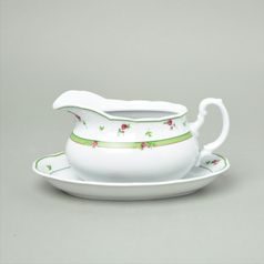 Omáčník oválný s podstavcem 0,4 l, Thun 1794, karlovarský porcelán, MENUET 80289