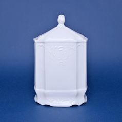 Dóza na poživatiny 1 l, Thun 1794, karlovarský porcelán, BERNADOTTE bílá