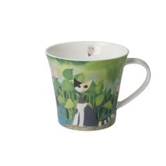 Hrnek Žabí princ, 350 ml, jemný kostní porcelán, R. Wachtmeister, Kočky Goebel