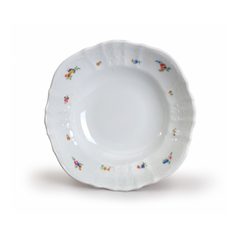 Mísa kompotová 25 cm, Thun 1794, karlovarský porcelán, BERNADOTTE házenka