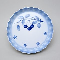 Mísa zapékací koláčová 26 x 4 cm, Thun 1794, karlovarský porcelán, BLUE CHERRY