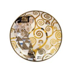 Talířek Očekávání, 10 cm, jemný kostní porcelá, G. Klimt, Goebel