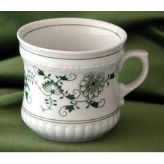 Hrnek Perlový velký 0,37 l, zelený cibulák, Český porcelán a.s.