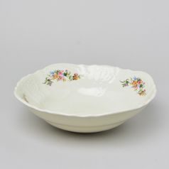 Mísa hluboká 23 cm, Thun 1794, karlovarský porcelán, BERNADOTTE ivory + kytičky