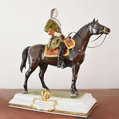 Petr I. Veliký, 41 x 18 x 42 cm, Porcelánové figurky Gläserne Porzellanmanufaktur
