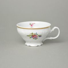 Šálek čajový nízký 205 ml, Thun 1794, karlovarský porcelán, BERNADOTTE míšeňská růže