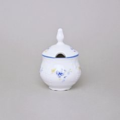 Hořčičník (malá cukřenka) 150 ml, Thun 1794, karlovarský porcelán, BERNADOTTE pomněnka