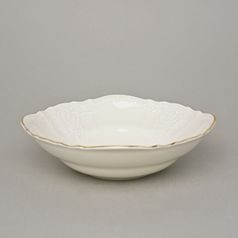 Mísa 23 cm, Thun 1794, karlovarský porcelán, BERNADOTTE ivory + zlato