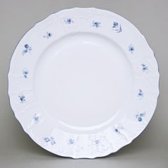 Mísa mělká kulatá 32 cm, Thun 1794, karlovarský porcelán, BERNADOTTE kytička