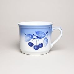 Hrnek vařák 0,6 l, Thun 1794, karlovarský porcelán, BLUE CHERRY