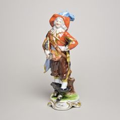 Tři mušketýři - Porthos 20 cm, Porcelánové figurky Unterweissbacher