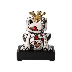 Figurka zlatého žabáka Golden Prince 11,5 / 7,5 / 14,5, porcelán, R. Britto, Goebel