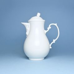 Konvice kávová s víčkem 0,60 l, Bílý porcelán, Český porcelán a.s.