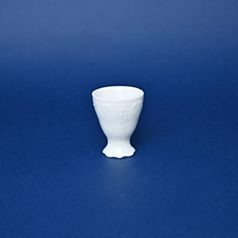 Kalíšek na vejce, Thun 1794, karlovarský porcelán, BERNADOTTE bílá