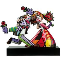 Figurka Follow Me, 47 / 15 / 41 cm, porcelán, R. Britto, Goebel