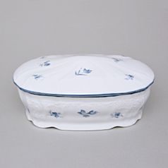 Dóza na cukrovinky 2,1 l, Thun 1794, karlovarský porcelán, BERNADOTTE kytička