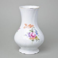 Váza 23 cm, Thun 1794, karlovarský porcelán, BERNADOTTE míšeňská růže